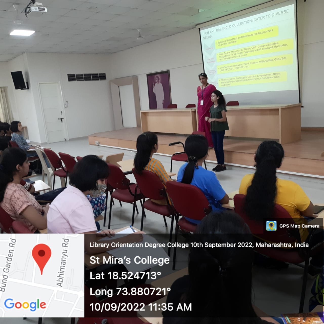 Interaction with a students on Empyoment News journal